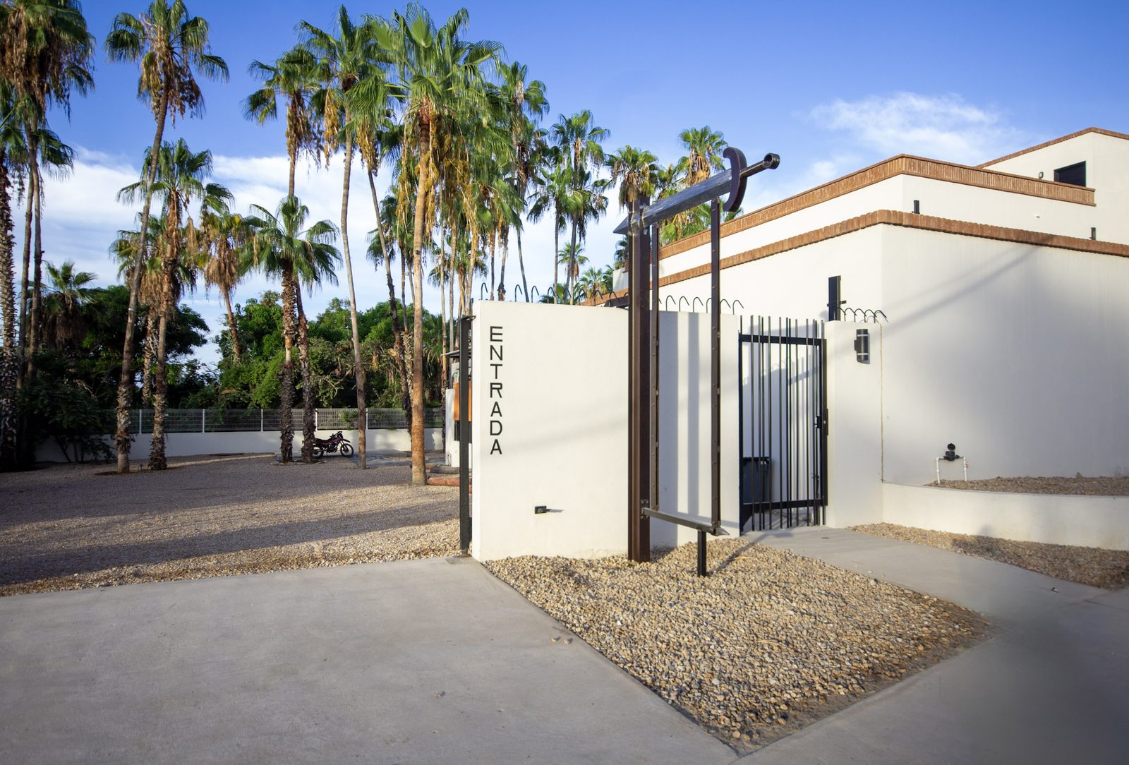 Baja Body Shop entrance in Todos Santos